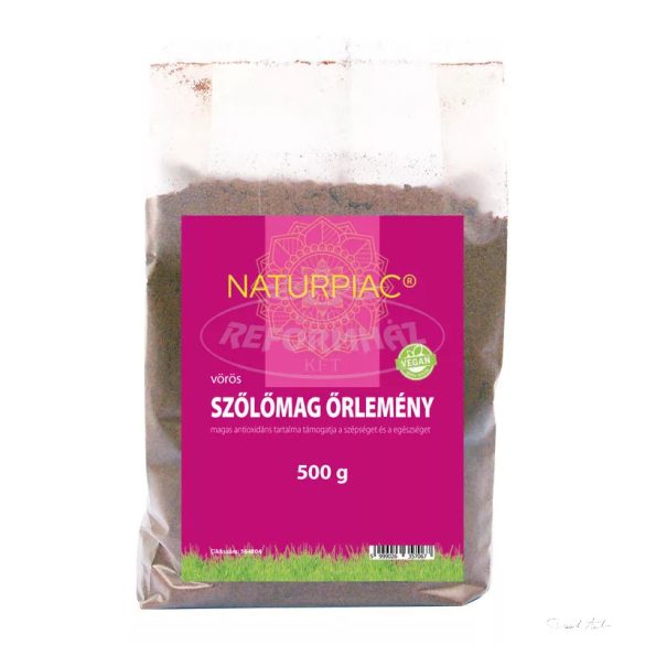 NATURPIAC VÖRÖS SZŐLŐMAG ŐRLEMÉNY 500G    