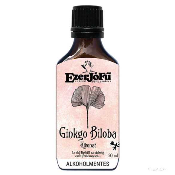 Ezerjófű - EXOTIKUS ALKOHOLMENTES - GINKGO BILOBA KIVONAT 50 ML