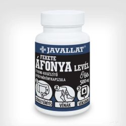 JAVALLAT®FEKETE ÁFONYA LEVÉL 60x