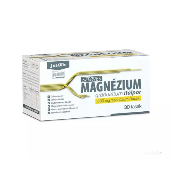 JutaVit Szerves Magnézium granulátum italpor- 380mg/tasak 