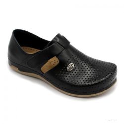 959 Leon Comfort női bőr cipő -  fekete,csak 39-es méret