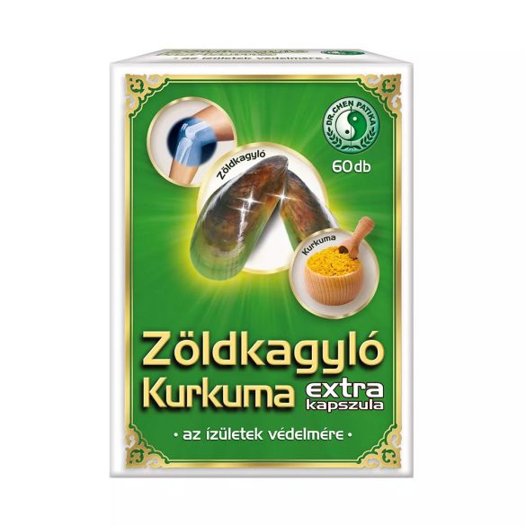 Dr Chen Zöldkagyló Kurkuma Extra kapszula - 60db 