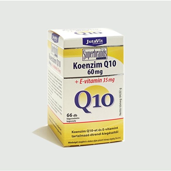 JutaVit Koenzim Q10 60mg + E-vitamin 35mg 66 db