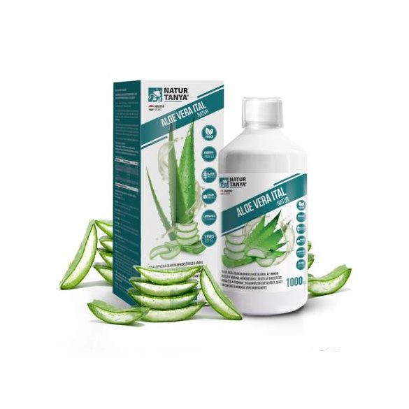 Natur Tanya® ALOE VERA ITAL NATUR – Független, akkreditált laborral igazolt acemannán tartalommal-1000ml