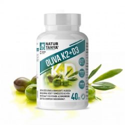   Natur Tanya® Oliva K2+D3 40x – Világszabadalommal védett vitaMK7® K2-vitaminnal az immunrendszer és a csontozat egészségéhez