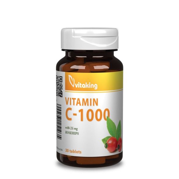 Vitaking C-vitamin tabletta csipkebogyóval 1000mg 30x